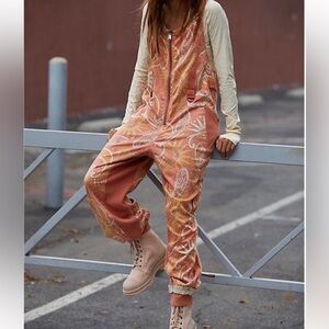 Free People Fast Track Printed Onesie